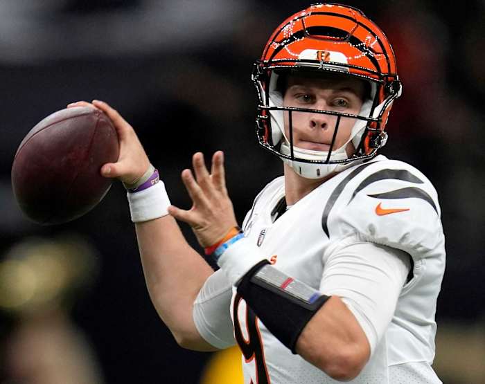 Cincinnati Bengals quarterback Joe Burrow